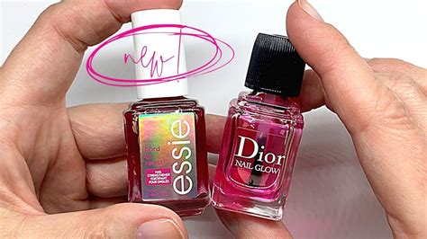 dior nail glow vs essie hard to resist|DIOR NAIL GLOW vs ESSIE GLOW&SHINE .